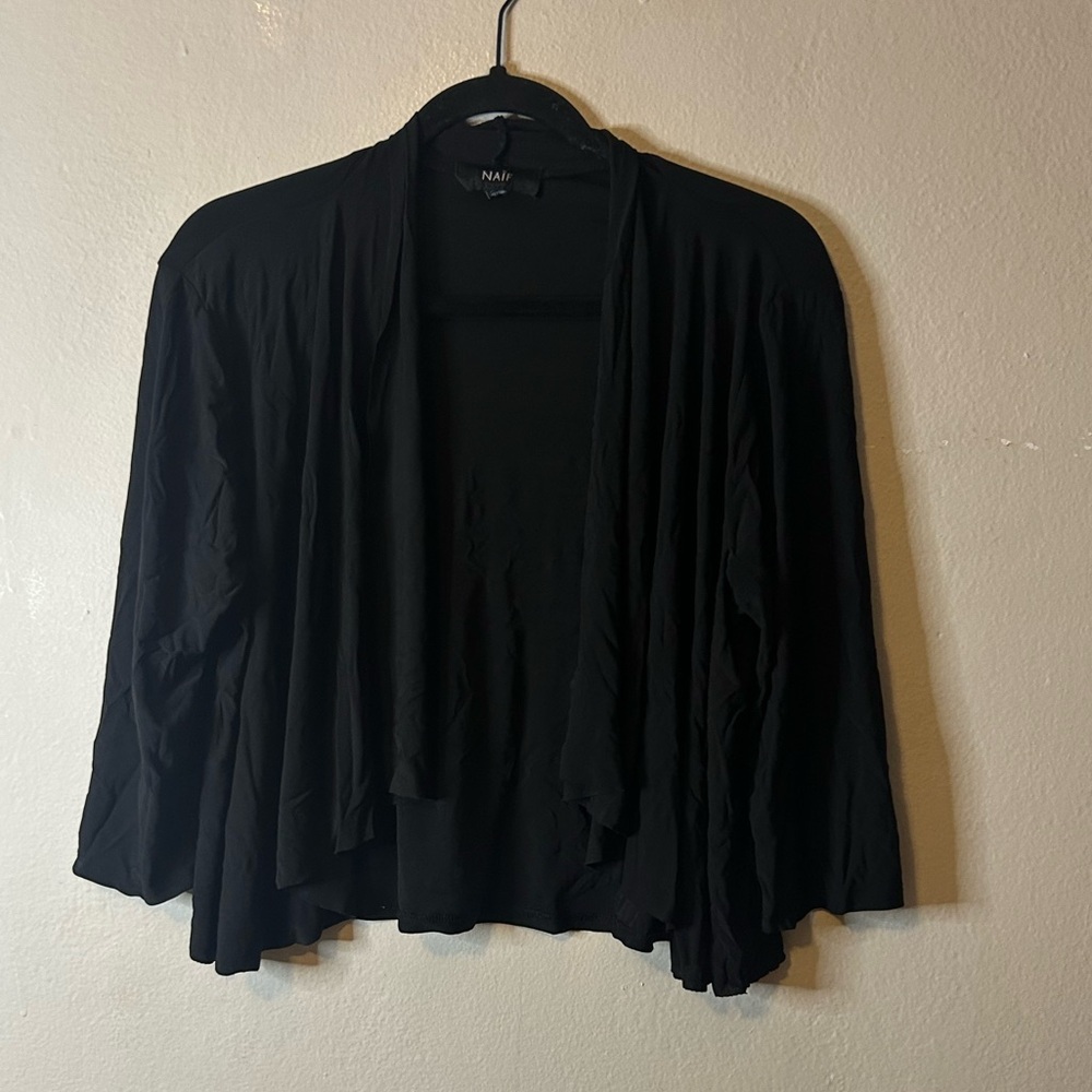 NAÏF Open Front Cropped Cardigan